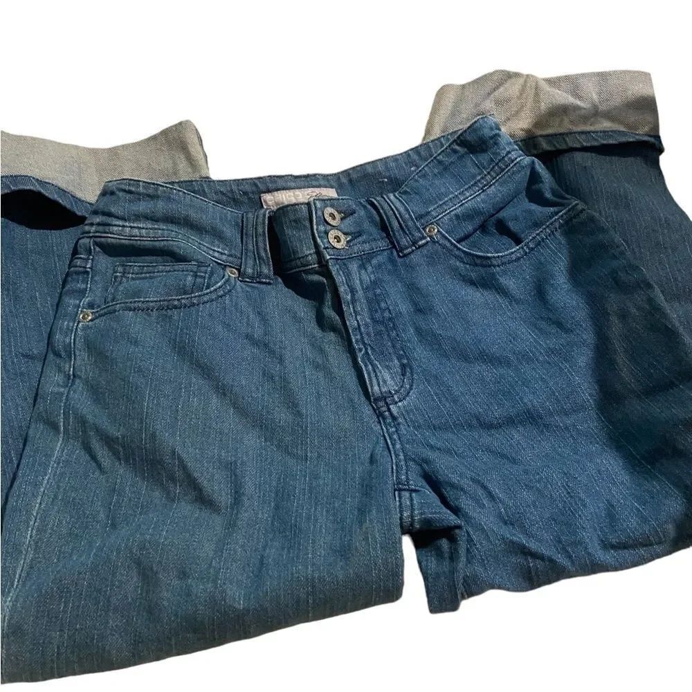 Chico Platinum size 0 excellent condition  denim capris